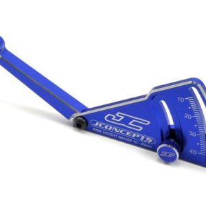JConcepts - Aluminum ride height gauge, 10-40mm - blue - Image 1